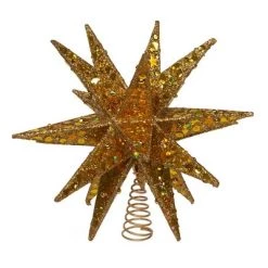 Kurt S. Adler Kurt Adler 12-Inch Gold Moravian Star Tree Topper -Christmas Ornaments Sales GUEST 68e22d00 606d 429e b5a2 00fe3086d7df