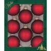 Christmas by Krebs 8ct Red Matte Christmas Glass Ball Ornaments 2.5" (67mm) -Christmas Ornaments Sales GUEST 6e7a4e71 4686 4e81 a76c 97031e322e01