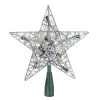 Northlight 9" Lighted Silver Wire Star Christmas Tree Topper - White LED Lights -Christmas Ornaments Sales GUEST 6f25b462 2ad8 47d5 a2cf 22a46fa35a5b