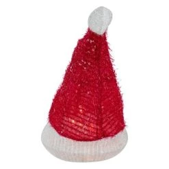 Northlight 12.25" Lighted Santa Hat Christmas Tree Topper, Clear Lights -Christmas Ornaments Sales GUEST 70dc5d83 a71c 4cab a7b1 fbc26181e893