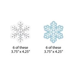 Big Dot of Happiness Winter Wonderland - Snowflake Holiday Party and Winter Wedding Decorations - Christmas Tree Ornaments - Set of 12 -Christmas Ornaments Sales GUEST 72107d40 e6ab 497d a51f 8a86f9beb6e4