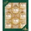 Christmas by Krebs 8ct Tiffany Gold Shiny Glass Christmas Ball Ornaments 2.5" (67mm) -Christmas Ornaments Sales GUEST 72b5d9a9 a05e 4445 a01e 59f2ae049c28