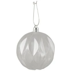 Northlight Set of 6 Clear Rhombus Cut Shatterproof Transparent Christmas Ball Ornaments 3" (70mm) -Christmas Ornaments Sales GUEST 735c4cc7 ab3d 4993 95c1 1d9208205dae