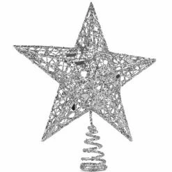 Ornativity Glittered Star Tree Topper - Silver -Christmas Ornaments Sales GUEST 7621ff03 8358 45dc b116 d6560026eed7