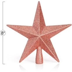Ornativity Glitter Star Tree Topper - Rose Gold - 8 -Christmas Ornaments Sales GUEST 77e6a4a5 89f0 47f3 b403 932fdca67cd2