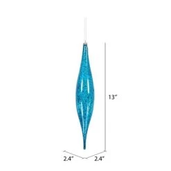 Vickerman 13" Mercury Rain Drop Christmas Ornament