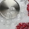 Northlight Set of 6 Clear Rhombus Cut Shatterproof Transparent Christmas Ball Ornaments 3" (70mm) -Christmas Ornaments Sales GUEST 79a70750 ef06 4862 b684 05dd3b242cc5
