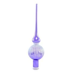 Santa Land 11.0" Ice Crystals, Purple Tree Topper Spring Valentine - Tree Toppers