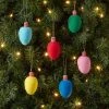 Fabric Light Bulb Christmas Tree Ornament Set 12pc - Wondershop™