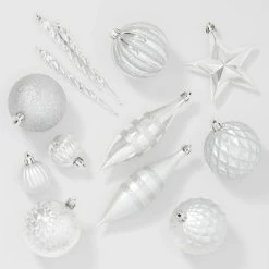 40ct Plastic Star Christmas Tree Ornament Set - Wondershop™ Silver -Christmas Ornaments Sales GUEST 7dd7e074 3299 406c 8896 537cb3ce2a96