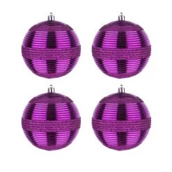 National Tree Company First Traditions Christmas Tree Ornaments, Purple with Glitter Stripes, Set of 6 9 National Tree Company First Traditions Christmas Tree Ornaments, Purple with Glitter Stripes, Set of 6 -Christmas Ornaments Sales GUEST 8115db8f 8960 45ce 9d33 792790845b2e