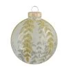 Northlight 4ct Clear and Gold Glitter Leaves Glass Christmas Ball Ornament 3.25" (80mm) 2 Northlight 4ct Clear and Gold Glitter Leaves Glass Christmas Ball Ornament 3.25" (80mm) -Christmas Ornaments Sales GUEST 822e22a6 373d 4f25 9880 bb64f9854077