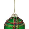 Northlight 8ct Green Plaid Glittered Glass Ball Christmas Ornaments 3.25" (80mm) -Christmas Ornaments Sales GUEST 82aa0453 4142 4e5e a1ca 781dca7e31bd