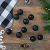 Northlight 10ct Shiny and Matte Black Glass Ball Christmas Ornaments 1.75" (45mm) -Christmas Ornaments Sales GUEST 84e1043a 73e6 4748 98a9 f9b0537b9bf8