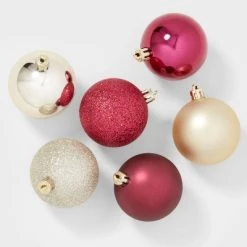 50ct Shatter-Resistant Round Christmas Tree Ornament Set - Wondershop™ Champagne -Christmas Ornaments Sales GUEST 85420125 658c 4987 b800 f67d1dccbf67