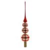 Christina's World 18.0" Red/White Harlequin Tree Top Finial Ball Christmas - Tree Toppers -Christmas Ornaments Sales GUEST 8873a2a6 7b4d 4e12 8594 8e5feb615830