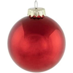 Northlight 72ct Red 2-Finish Glass Christmas Ball Ornaments 4" (100mm) -Christmas Ornaments Sales GUEST 8a86c952 54a6 4001 981b 600fa68746dc