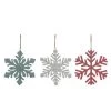 Transpac Metal 7.48 in. Multicolored Christmas Snowflake Ornament Set of 3 -Christmas Ornaments Sales GUEST 8c5a7f18 17c6 4fb2 a663 f51c5cc0f18c
