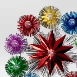 14.5" Pre-lit LED Tinsel Star Christmas Tree Topper Rainbow - Wondershop™ -Christmas Ornaments Sales GUEST 921b56bb 82e1 4708 b341 aeff457dbf71