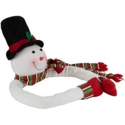 Northlight 10" Plush Snowman Hugging Christmas Tree Topper, Unlit -Christmas Ornaments Sales GUEST 975092df 3f67 48c2 a6bb 703786766d00
