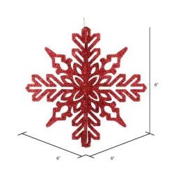Vickerman 3D Snowflake Ornament