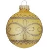 Christmas by Krebs 4ct Gold Lacy Design Matte Christmas Ball Ornaments 2.5" (67mm) -Christmas Ornaments Sales GUEST 9b7744bf e646 4253 8c91 4646749380a8