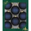 Christmas by Krebs 8ct Midnight Haze Blue Glass Christmas Ball Ornaments 2.5" (67mm) -Christmas Ornaments Sales GUEST 9d9ea436 514e 4b14 b35d 26f02dab6c82