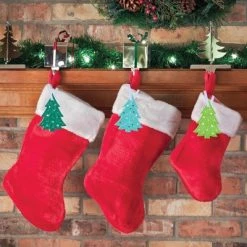 Big Dot of Happiness Merry and Bright Trees - Colorful Whimsical Christmas Party Decorations - Christmas Tree Ornaments - Set of 12