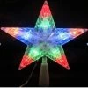 Northlight 8" Pre-Lit Clear Crystal Star Christmas Tree Topper - Multicolor LED Lights -Christmas Ornaments Sales GUEST a50f463e 1602 4779 8c92 d2d0c818f1d0