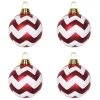 Vickerman Matte Chevron White and Black or Red Ball Christmas Ornament -Christmas Ornaments Sales GUEST ada2f148 38d0 453b 81e1 50c7565f7bc3