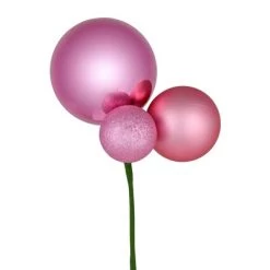 Vickerman 18" Ball Ornament Christmas Pick, 3 per Bag -Christmas Ornaments Sales GUEST aeb6f5fe 734a 4fcf a27f b145e50e6220