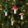 Fabric Mushroom Christmas Tree Ornament Set 4pc Green/Red/Brown - Wondershop™ -Christmas Ornaments Sales GUEST b5530526 440d 4f08 9a3b 29dc1e2a3fd5