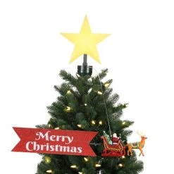 Mr. Christmas Animated Tree Topper with Banner