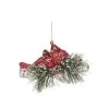 Transpac Glass 6.5 in. Multicolored Christmas Cardinals On Branch Ornament -Christmas Ornaments Sales GUEST ba734f34 547b 4d81 a8ab 801de48edb09