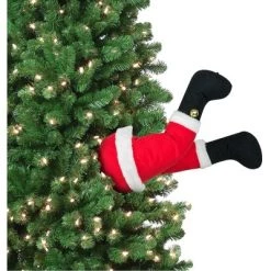 Mr. Christmas Mr. Christmas Animated Kicking Santa Christmas Tree Decoration