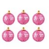 Northlight 6ct Bubblegum Pink Mirrored Glass Disco Ball Christmas Ornaments 2.75" (70mm) -Christmas Ornaments Sales GUEST bea5638d 37f2 485d 8191 7270c30fe82a