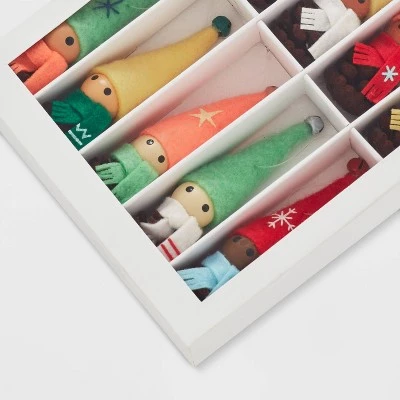 Fabric and Pinecone Elves Christmas Tree Ornament Set 10pc Assorted - Wondershop™ 4 Fabric and Pinecone Elves Christmas Tree Ornament Set 10pc Assorted - Wondershop™ - Image 2