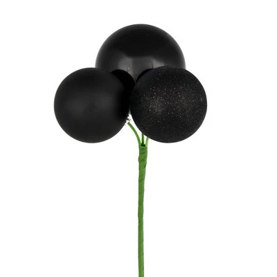 Vickerman 18" Ball Ornament Christmas Pick, 4 per Bag 7 Vickerman 18" Ball Ornament Christmas Pick, 4 per Bag - Image 5