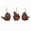 Transpac Resin Red Christmas Cardinal with Wreath Ornaments Set of 3 -Christmas Ornaments Sales GUEST c304ebaf 8f75 42ce 81cd 3baf1d2645c0