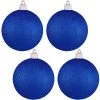 Christmas by Krebs 4ct Dark Blue Shatterproof Christmas Ball Ornaments 4" (100mm) -Christmas Ornaments Sales GUEST c8231b0b eadf 42ec 8d5c b36c1d6942fc