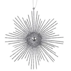 Vickerman 6.5" Glitter Snowflake Burst Ornament -Christmas Ornaments Sales GUEST c915a0b1 3851 4d58 b6bc d796c862aa62