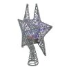 Northlight 13" Lighted Silver Star with Rotating Projector Christmas Tree Topper - Multicolor LED Lights -Christmas Ornaments Sales GUEST c98fdd5f 0bc2 4e95 b99a b883f408bce9