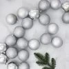 Northlight 24ct Silver 4-Finish Shatterproof Christmas Ball Ornaments 2.5" (60mm) -Christmas Ornaments Sales GUEST cabaf319 e34a 42d1 8d2e 1e117d7d30cf 1