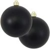 Christmas by Krebs 2ct Soot Black Shatterproof Christmas Ball Ornament 6" (150mm) -Christmas Ornaments Sales GUEST ccb3f745 0427 4d2c aad3 246f0f030c21
