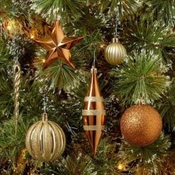 40ct Plastic Star Christmas Tree Ornament Set - Wondershop™ Silver