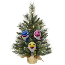 Baby Shark Christmas Tree Ornament Set, Pack of 3 -Christmas Ornaments Sales GUEST d42d77ae c98e 4c53 9838 94f0dd44cc41