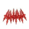 Northlight 8ct Red Solid Shatterproof Christmas Finial Ornaments 5.25" -Christmas Ornaments Sales GUEST d64328f9 cf5b 4a7c a1e7 2f0ab88f300c