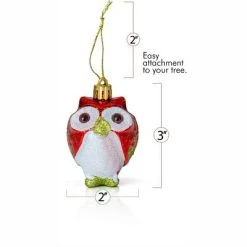 Ornativity Glitter Christmas Owl Ornaments - 4 Pack -Christmas Ornaments Sales GUEST d69c3a12 3a99 431f 8161 64cfe2372af3