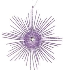 Vickerman 6.5" Glitter Snowflake Burst Ornament -Christmas Ornaments Sales GUEST d7a339c9 fa77 4f0c 947b 82c60e14ca72