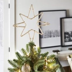 Threshold Designed W/Studio McGee Wood Bead Christmas Tree Topper - Threshold™ designed with Studio McGee